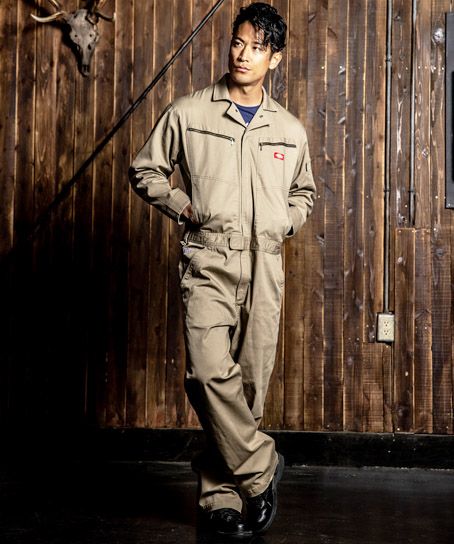 Dickies ディッキーズ ストレッチツイルツナギ 通年 男女兼用 D 726 作業服の通販の Tokyo Uniform作業着デポ